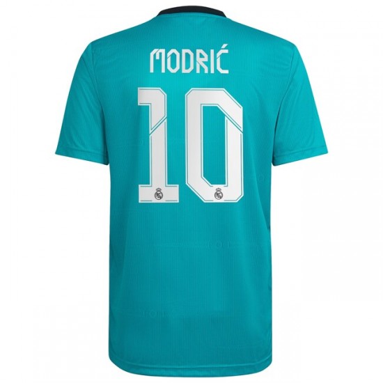 Camisola Real Madrid Luka Modrić 10 Equipamento Terceiro 2021-2022 Manga Curta